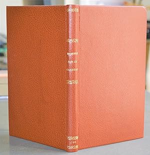 Mémoire Qui a rempoté Le Prix, Au Jugement De La faculté De Médecine De Paris, 1787, Sur La Quest...