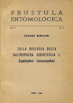 Bild des Verkufers fr Sulla Biologia della Gastropacha quercifolia L. (Lepidoptera - Lasiocampidae) zum Verkauf von ConchBooks