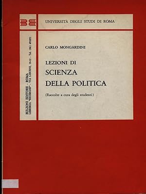 Bild des Verkufers fr Lezioni di scienza politica zum Verkauf von Librodifaccia