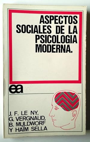 Imagen del vendedor de Aspectos sociales de la psicologia moderna a la venta por Librera Salvalibros Express