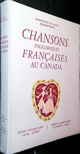 Bild des Verkufers fr Chansons folkloriques franaises au Canada. Leur langue musicale. zum Verkauf von Le Chemin des philosophes