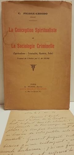 La Conception spiritualiste et la sociologie criminelle (spiritualisme : criminalité, hystérie, f...