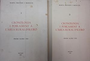 Bild des Verkufers fr Cronologia i poblament a L area rural d Iluro. 2 Volums zum Verkauf von Libreria Sanchez