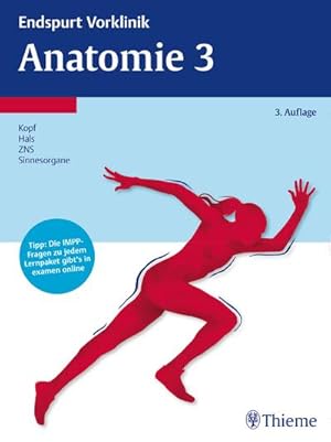 Bild des Verkufers fr Endspurt Vorklinik: Anatomie 3: Die Skripten frs Physikum : Kopf, Hals, ZNS, Sinnesorgane. Tipp: Die IMPP-Fragen zu jedem Lernpaket gibt's in examen online zum Verkauf von AHA-BUCH