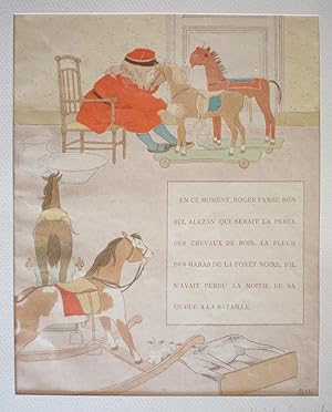 Bild des Verkufers fr Illustration de Boutet de Monvel (Nos enfants) zum Verkauf von Abraxas-libris