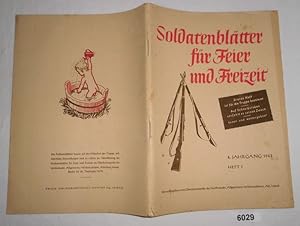 Seller image for Soldatenbltter fr Feier und Freizeit, 4.Jahrgang 1943 Heft 7 for sale by Versandhandel fr Sammler