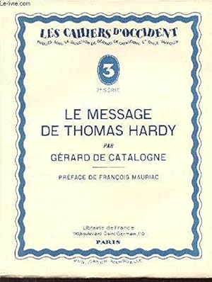 Bild des Verkufers fr le message de thomas hardy zum Verkauf von JLG_livres anciens et modernes