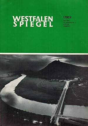 Bild des Verkufers fr Westfalenspiegel. Heft 5 - Mai 1968. Schwerpunkt-Thema Landkreis Minden (17. Jahrgang Nr. 5 / Ausgabe B) zum Verkauf von Paderbuch e.Kfm. Inh. Ralf R. Eichmann