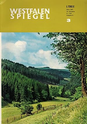 Bild des Verkufers fr Westfalenspiegel. Heft 3 - Mrz 1967. Schwerpunkt-Thema Reisen Sauerland Wetter (16. Jahrgang Nr. 3 / Ausgabe B) zum Verkauf von Paderbuch e.Kfm. Inh. Ralf R. Eichmann