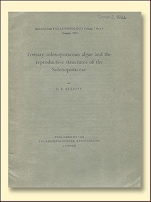 Immagine del venditore per Tertiary Solenoporacean Algae and the Reproductive Structures of the Solenoporaceae venduto da Catron Grant Books