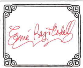 **SIGNED AUTHOR'S BOOKPLATES/AUTOGRAPHS by author ESME RAJI CONDELL