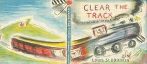 Seller image for Dust Jacket only for Clear The Track for Michael's Magic Train. for sale by Wittenborn Art Books