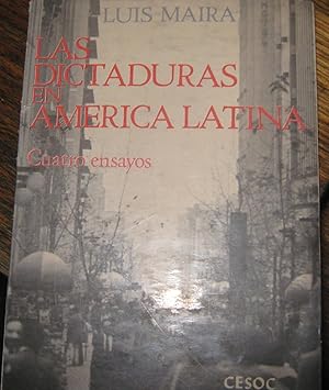 Immagine del venditore per Las dictaduras en America Latina. Cuatro ensayos venduto da Librer�a Monte Sarmiento