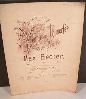 `s Vreneli am Thunersee, für Piano von Max Becker.