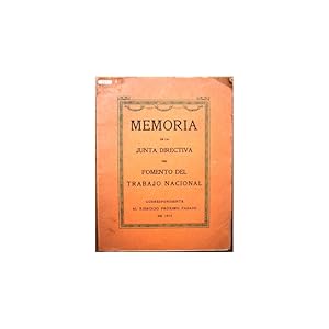 Imagen del vendedor de Memoria de la Junta Directiva del Fomento del Trabajo Nacional correspondiente al ejercicio prximo pasado de 1918 a la venta por Librera Salamb