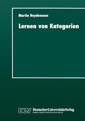 Lernen von Kategorien.