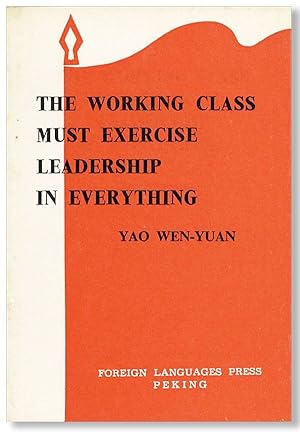 Imagen del vendedor de The Working Class Must Exercise Leadership in Everything a la venta por Lorne Bair Rare Books, ABAA