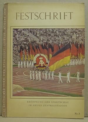 II. Deutsches Turn- und Sportfest August 1956. Festschrift. Nr. 3. Eröffnung der Sportschau im ne...