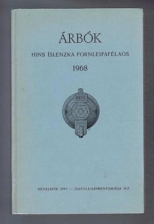 Arbok Hins Islenzka Fornleifafelags 1968 (Yearbook of the Icelandic Archaeological Society)