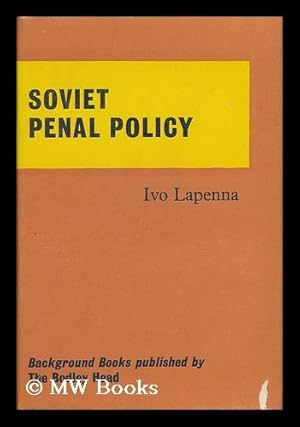 Seller image for Soviet Penal Policy for sale by MW Books Ltd.