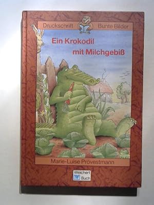 Bild des Verkufers fr Ein Krokodil mit Milchgebi. zum Verkauf von Buecherhof