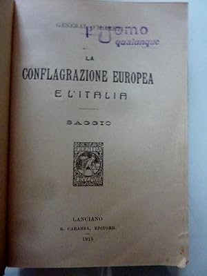 LA CONFLAGRAZIONE EUROPEA E L'ITALIA - SAGGIO