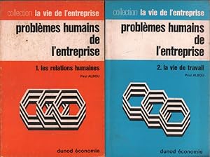 Immagine del venditore per Problmes humains de l'entreprise / complet en 2 tomes venduto da librairie philippe arnaiz