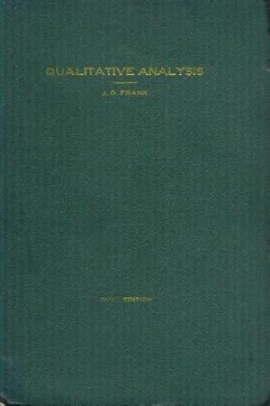 A Brief Outline of Qualitative Analysis