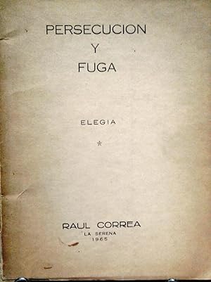Seller image for Persecucin y fuga. Elega for sale by Librera Monte Sarmiento