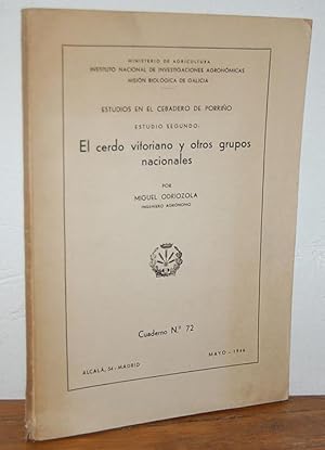 Imagen del vendedor de Estudios en el cebadero Porrio. Estudio II: EL CERDO VITORIANO Y OTROS GRUPOS NACIONALES a la venta por EL RINCN ESCRITO