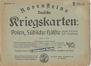 Ravensteins deutsche Kriegskarten. Polen, Südl. Hälfte gegen Schlesien und Oesterreich. Kriegskar...
