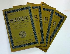 Menckeniana: A Quarterly Review. 4 issues from 1981: Spring, Summer, Fall, and Winter