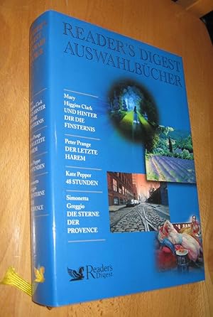 Bild des Verkufers fr Readers Digest Auswahlbcher : Und hinter dir die Finsternis / Der letzte Harem / 48 Stunden / Die Sterne der Provence zum Verkauf von Dipl.-Inform. Gerd Suelmann