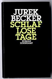 Seller image for Schlaflose Tage. for sale by Antiquariat  Jrgen Fetzer
