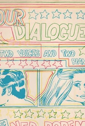 FOUR DIALOGUES for Two Voices and Two Pianos.