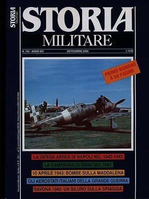 Bild des Verkufers fr Storia militare n. 156/settembre 2006 zum Verkauf von Librodifaccia