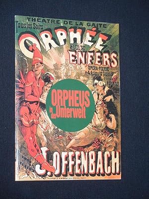 Bild des Verkufers fr Programmheft Komische Oper Berlin 1998/ 99. ORPHEUS IN DER UNTERWELT von Cremieux/ Halevy, Offenbach (Musik). Musikal. Ltg.: Tetsuro Ban, Insz.: Harry Kupfer, Bhnenbild: Hans Schavernoch, Kostme: Reinhard Heinrich. Mit Roger Smeets, Gnter Neumann, Axel Khler, Gnther Kurth, Peter Renz, Stefan Stoll, Siegfried Pokern zum Verkauf von Fast alles Theater! Antiquariat fr die darstellenden Knste