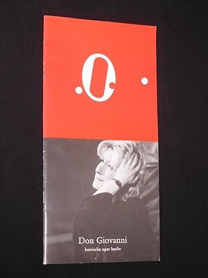 Bild des Verkufers fr Programmheft Komische Oper Berlin 2002/ 03. DON GIOVANNI von da Ponte, Mozart (Musik). Musikal. Ltg.: Kirill Petrenko, Insz.: Peter Konwitschny, Bhnenbild: Jrg Kodorff, Kostme: Michaela Mayer-Michnay. Mit Dietrich Henschel (Don Giovanni), Bettina Jensen, Finnur Bjarnason, James Moellenhoff, Anne Bolstad, Jens Larsen, Florian Plock, Sinead Mulhern zum Verkauf von Fast alles Theater! Antiquariat fr die darstellenden Knste