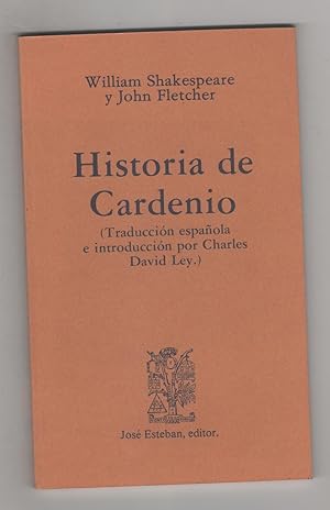 Imagen del vendedor de Historia de Cardenio. a la venta por Librería El Cárabo