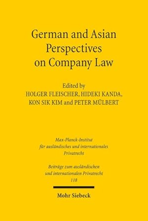 Immagine del venditore per German and Asian Perspectives on Company Law : Law and Policy Perspectives venduto da GreatBookPrices