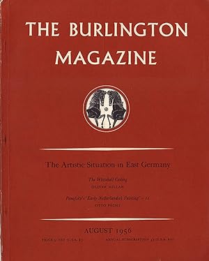 Seller image for The Burlington Magazine (Vol. XCXIII, No.641, August 1956) for sale by Diatrope Books