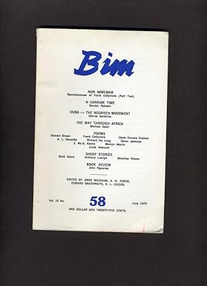 Bild des Verkufers fr BIM: Vol (Volume) 15, No. (Number) 58: June 1975 zum Verkauf von Cream Petal Goods