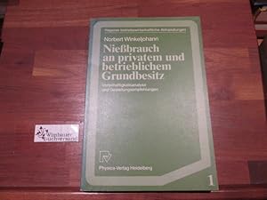 Immagine del venditore per Niessbrauch an privatem und betrieblichem Grundbesitz : Vorteilhaftigkeitsanalyse u. Gestaltungsempfehlungen. Hagener betriebswirtschaftliche Abhandlungen ; 1 venduto da Antiquariat im Kaiserviertel | Wimbauer Buchversand