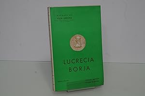 Imagen del vendedor de LUCRECIA BORJA VILLA URRUTIA MARQUES DE 1943 a la venta por LIBRERIA ANTICUARIA SANZ