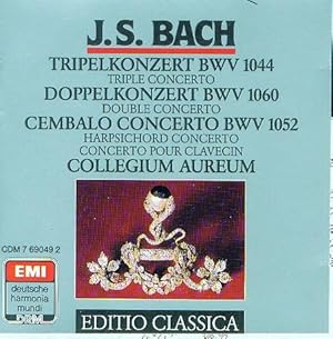 Imagen del vendedor de J.S. Bach, Tripelkonzert BWV 1044 / Doppelkonzert BWV 1060 / Cembalo Concerto BWV 1052 a la venta por Herr Klaus Dieter Boettcher