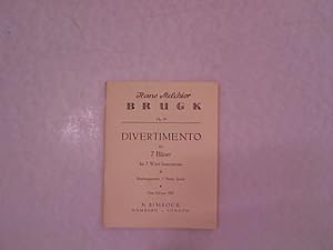 Seller image for Divertimento : fr 7 Blser, for 7 wind instruments. Op. 29. Studienpartitur / Study Score. for sale by Antiquariat Bookfarm
