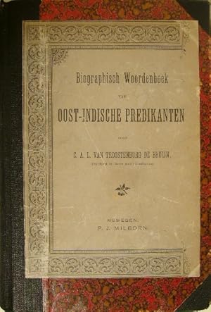 Image du vendeur pour Biographisch woordenboek van Oost-Indische predikanten. mis en vente par Gert Jan Bestebreurtje Rare Books (ILAB)