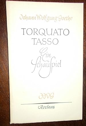 Imagen del vendedor de Torquato Tasso: Ein Schauspiel a la venta por Buchstube Tiffany