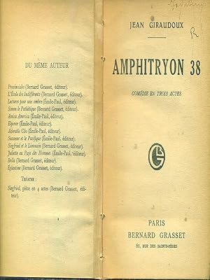 Imagen del vendedor de Amphitryon 38 a la venta por Librodifaccia