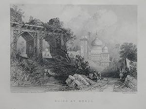 Ruins at Monea. India.